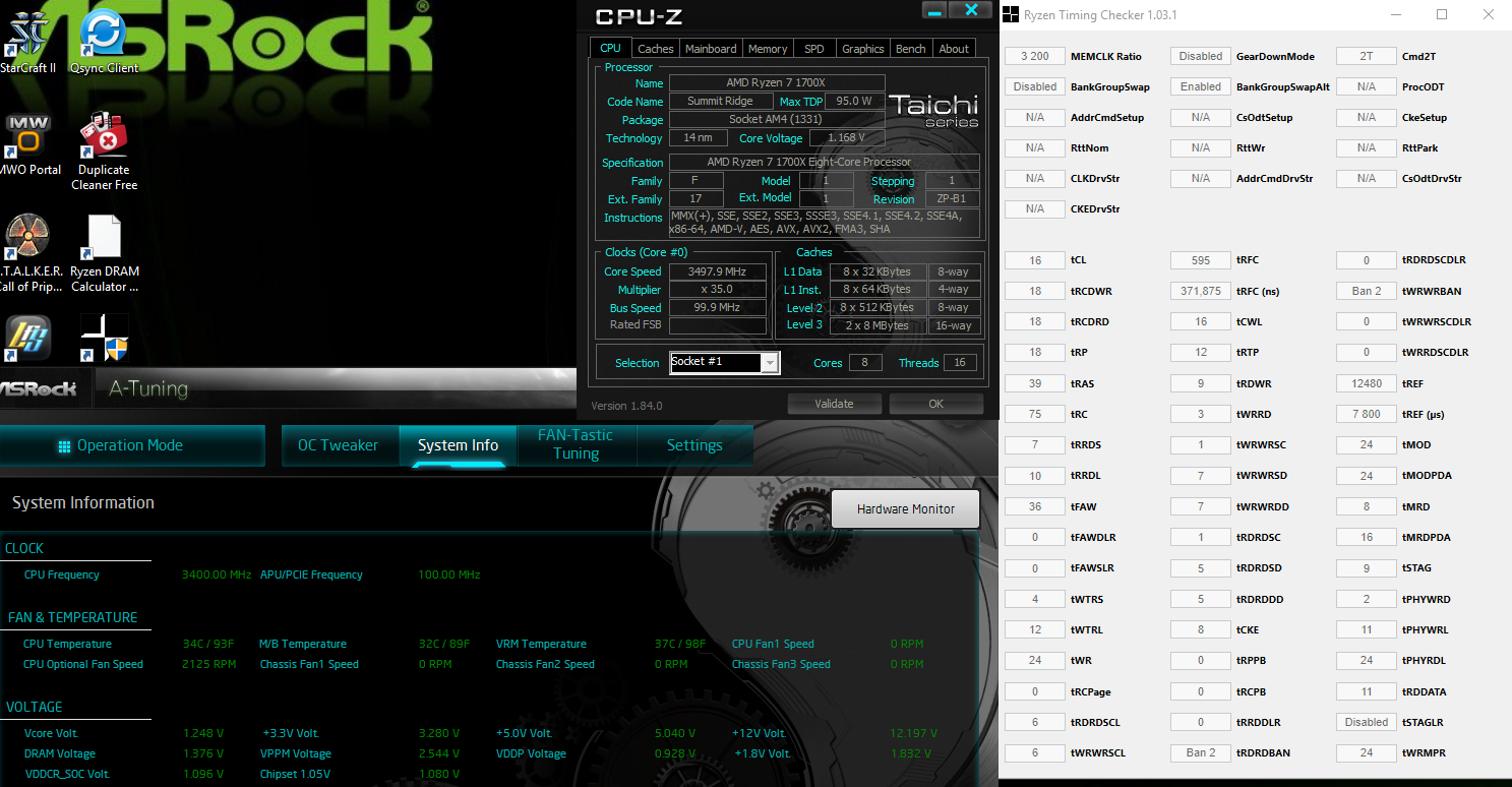 3200 SUCCESS for CMK32GX4M2B3000C15 x370 TAICHI - ASRock Forums